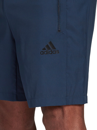 Spodenki treningowe krótkie męskie adidas Aeroready Designed 2 Move Woven Sport Shorts granatowe GT8162