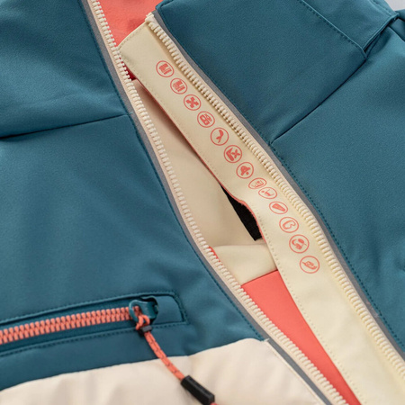 Damska kurtka narciarska ocieplana membrana 10000mm Iguana Ambla W rozmiar XL