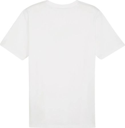 Koszulka męska Puma Team Rise Logo Jersey Cotton biała 658705 04