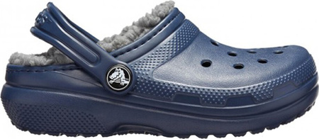 Chodaki sandały klapki dla dzieci Crocs Lined Clog granatowe 207009 459