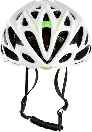 Kask rowerowy na rolki deskorolkę Nils Extreme MTW58 rozmiar XL (60-62 cm) biało-zielony