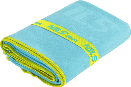 Ręcznik z mikrofibry szybkoschnący Nils Aqua NAR11 niebieski 70x140 cm