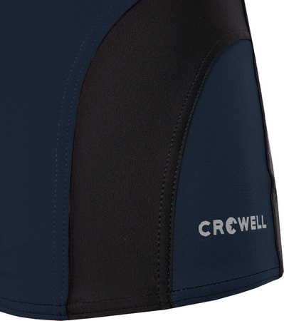 Spodenki kąpielowe kąpielówki męskie Crowell Sykes kol.05 czarno-granatowe