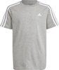 Koszulka dla dzieci adidas Essentials 3-Stripes Cotton Tee szara IB1669