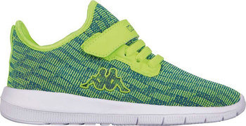 Buty sportowe szkolne miejskie dziecięce Kappa Gizeh limonkowo-niebieskie 260597K 3360