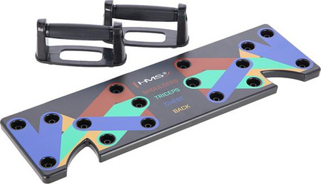 Poręcze podpórki uchwyty deska do pompek czarna HMS pu10 wielofunkcyjna