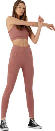 Legginsy damskie Outhorn ciemny róż HOZ21 SPDF601 53S