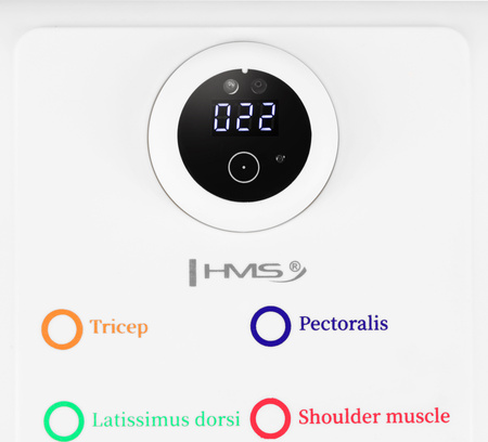 DBP03 WIELOFUNKCYJNA DESKA DO ĆWICZEŃ MIĘŚNI BRZUCHA I POMPEK Z LICZNIKIEM HMS