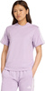 Koszulka damska adidas Essentials 3-Stripes Cotton jasnofioletowa JV7362