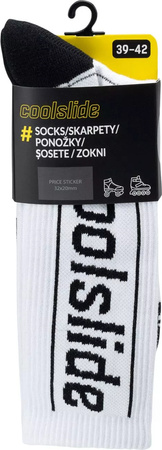 Skarpety wysokie bawełniane na rolki łyżworolki Coolslide Codie rozmiar 39-42