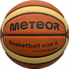 Piłka koszykowa Meteor Cellular 6 brązowo-kremowa 10101