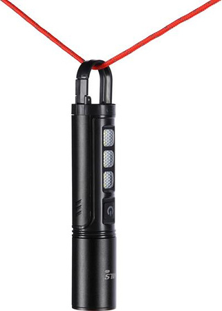 Latarka turystyczna wodoodporna akumulator led 800 lm Nils Camp NC0003 czarna