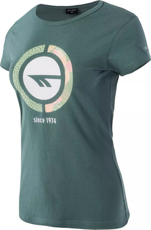 Damska koszulka z krótkim rękawem Hi-tec LADY DEFI M000160004 silver pine rozmiar XXL