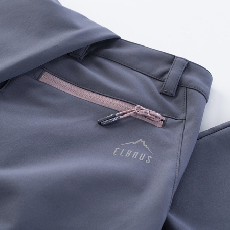 Damskie spodnie turystyczne trekkingowe techniczne softshell Elbrus Magnus Wo's membrana 10000 rozmiar XS