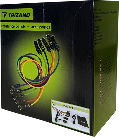 Zestaw gum do ćwiczeń Trizand 5 szt. 22716