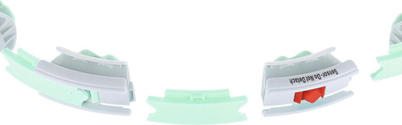 Hula hop z wypustkami i obciążnikiem licznik HMS hhw06 zielone