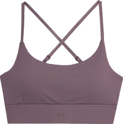 Stanik sportowy 4F F079 jasny brąz 4FAW23USBAF079 82S