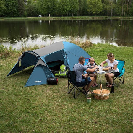 Namiot kempingowy trekker Nils camp nc6012 niebiesko-szary