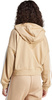 Bluza damska Essentials 3-Stripes French Terry Hoodie Quarter Zip beżowa JX7676