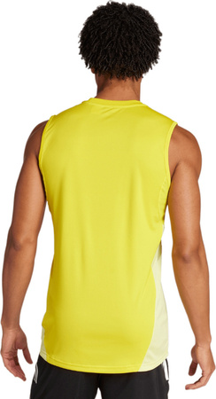 Koszulka męska adidas Tiro 25 Competition Sleeveless Jersey żółta JI8954