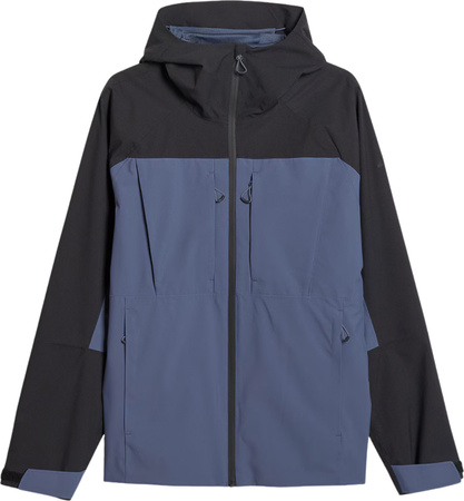 Kurtka trekkingowa męska 4F M1010 niebiesko-czarna 4FWAW25TTJAM1010 32S