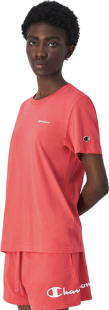 Koszulka damska Champion SS Tee koralowa 118091 PS203