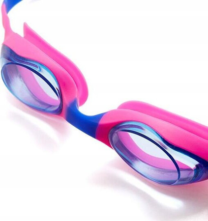 Okularki pływackie Nils aqua nqg170af różowy/ niebieski dziecięce