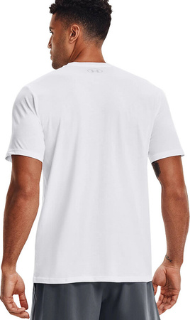 Koszulka męska Under Armour Team Issue Wordmark SS biała 1329582 100