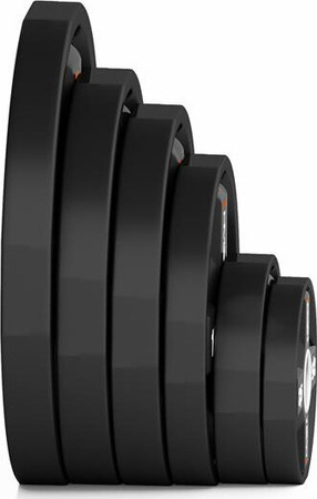 Talerz olimpijski obciążenie poliuretanowy do ćwiczeń CPU HMS TPC25 25 kg