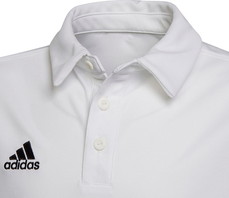 Koszulka dla dzieci adidas Entrada 22 Polo biała HC5059