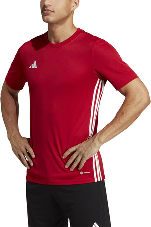 Koszulka męska adidas Tabela 23 Jersey czerwona HT6552