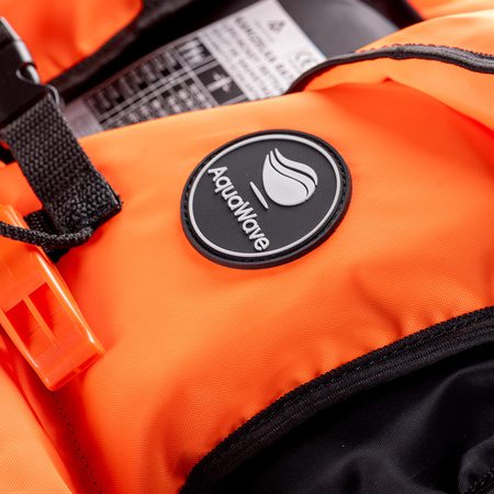 Kamizelka ratunkowa asekuracyjna 100n Junior fluo pomarańczowa rozmiar Child