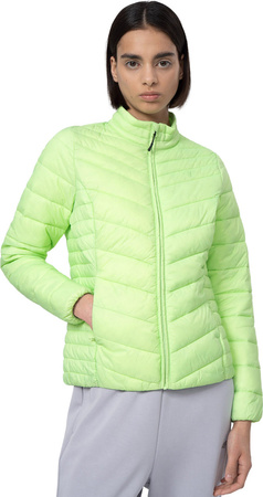 Kurtka damska puchowa 4F F094 zielona 4FSS23TDJAF094 41S