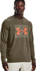 Bluza męska Under Armour UA Rival Terry Logo Crew zielona 1370391 361