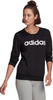 Bluza damska adidas Essentials Linear Sweatshirt czarna GL0718