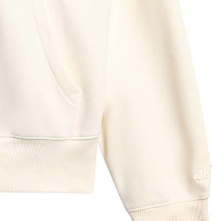 Bluza damska 4F F1887 kremowa 4FWAW25TSWSF1887 12S