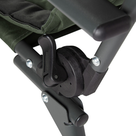 Fotel wędkarski krzesło z podnóżkiem turystyczne kempingowe Nils Camp nc1802