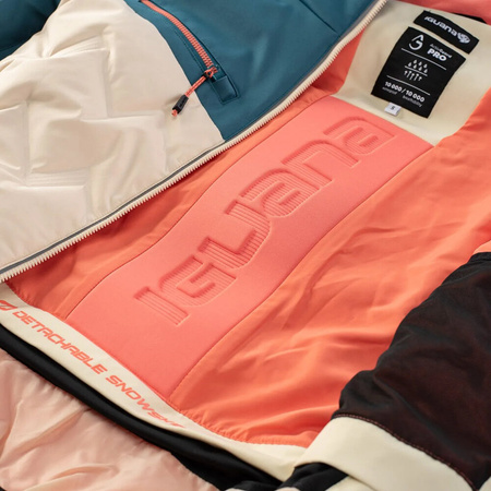 Damska kurtka narciarska ocieplana membrana 10000mm Iguana Ambla W rozmiar XL