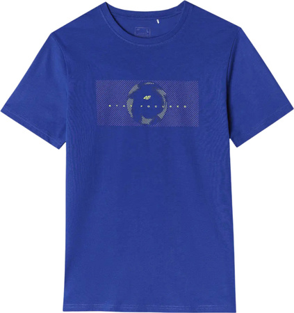 Koszulka męska 4F M2964 niebieska 4FWAW25TTSHM2964 33S