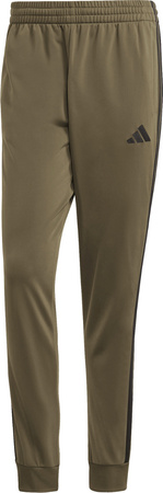 Dres męski adidas Sportswear Basic 3-Stripes Tricot Tracksuit khaki JI8854
