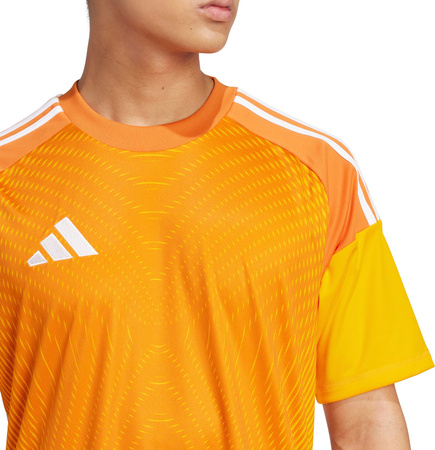 Koszulka bramkarska męska adidas Tiro 25 Competition Jersey Short Sleeve pomarańczowa JN4502