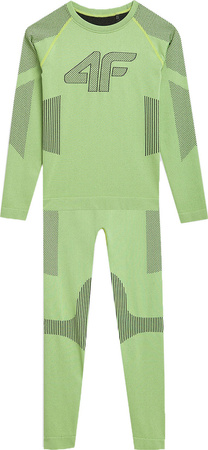 Bielizna termoaktywna bezszwowa dla chłopca 4F M093 zielona 4FJAW23USEAM093 41N