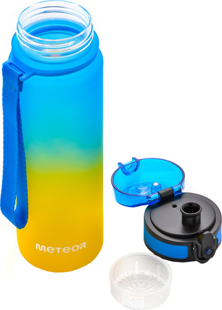 Bidon Meteor 500 ml niebiesko-żółty 10107