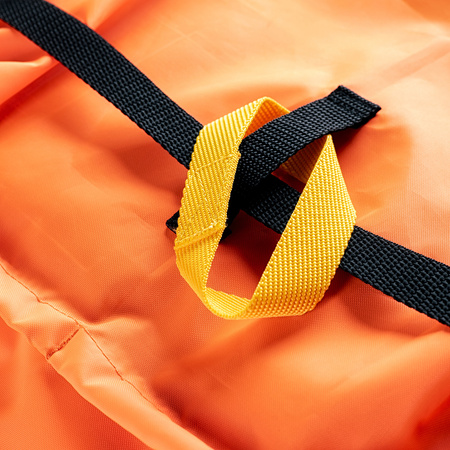 Kamizelka ratunkowa asekuracyjna 100n Junior fluo pomarańczowa rozmiar Child