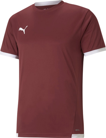 Koszulka męska Puma teamLIGA Jersey bordowa 704917 09