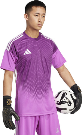 Koszulka bramkarska męska adidas Tiro 25 Competition Jersey Short Sleeve fioletowa JI9719