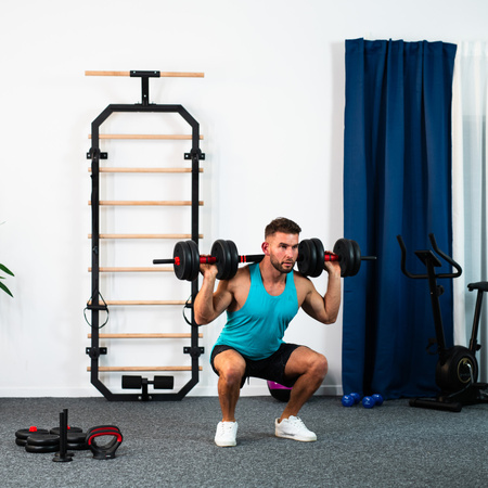 Zestaw ciężarów 30kg HMS sgn130 pro set 6w1