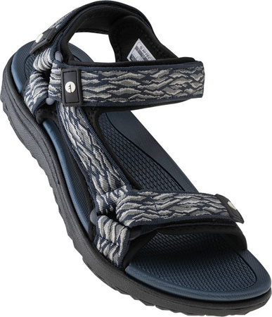 Sandały trekkingowe turystyczne męskie Hi-tec Hanar czarno-granatowe rozmiar 45