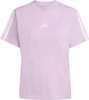 Koszulka damska adidas Essentials 3-Stripes Cotton jasnofioletowa JV7362