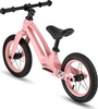 Rowerek biegowy dziecięcy Nils Fun RB901 pompowane koła led 12'' różowy 90x50x41cm